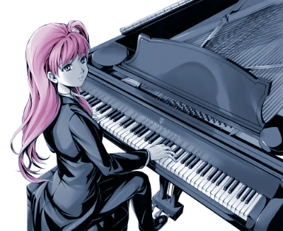 Girl playing Piano